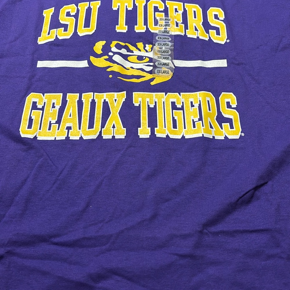 Hanes LSU Collegiate Football Tigers Graphic Tee - Picture 2 of 5